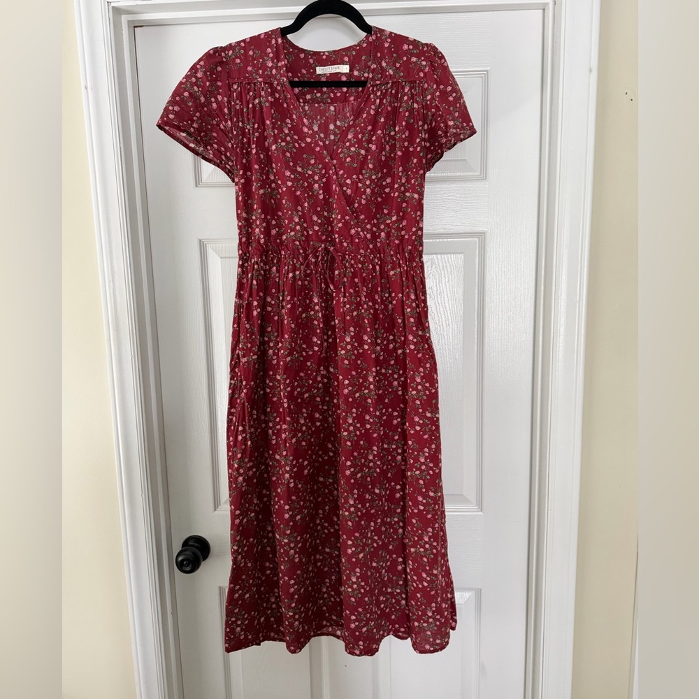 Christy Dawn Red Floral Dawn Dress